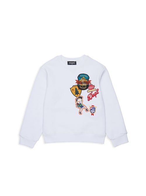 Felpa, unisex, logata. DSQUARED2 | DQ3398 D0AI5DQ100